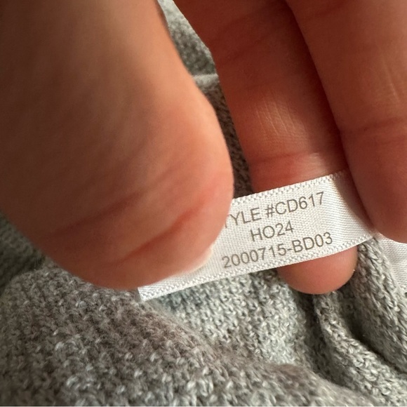 J crew heather dove Cotton seed-stitch crewneck sweater - Picture 4 of 4